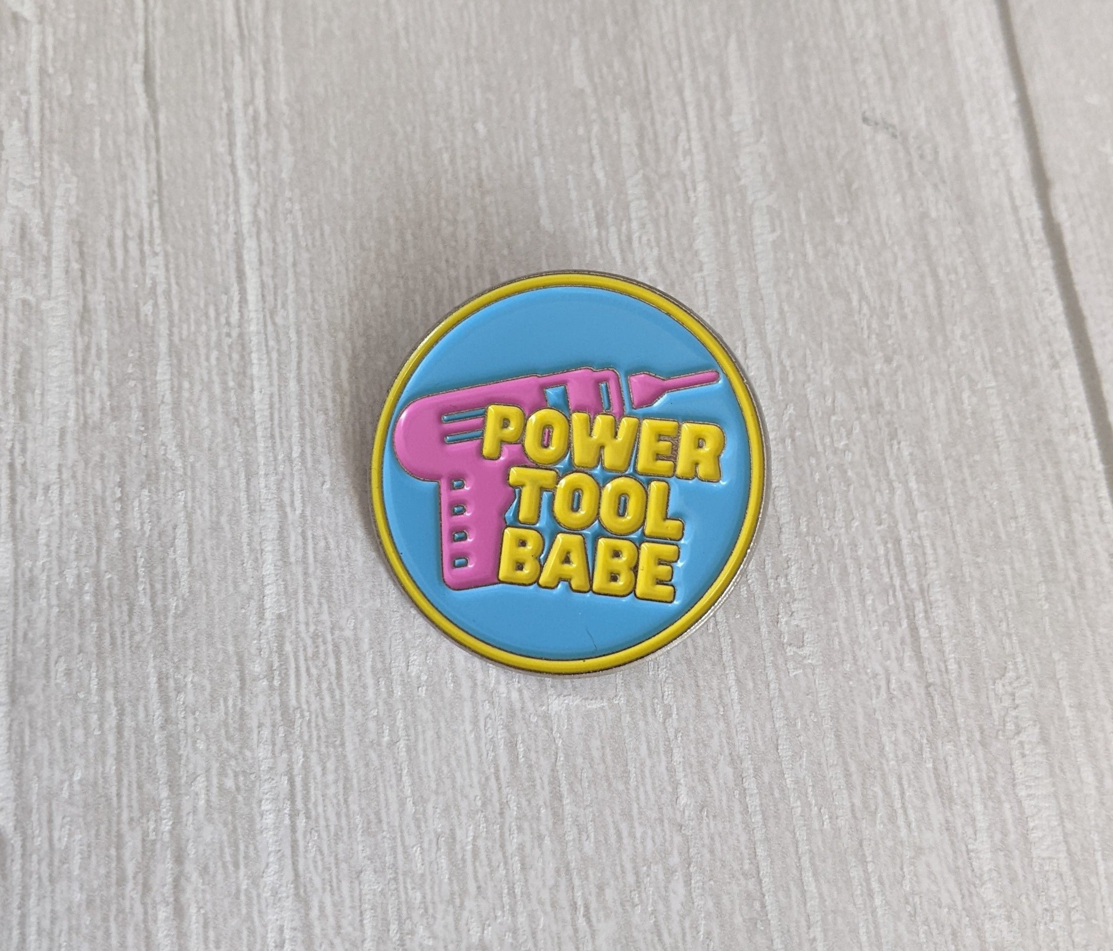 Power Tool Babe Enamel pin